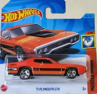 Hot Wheels Машинка базовой коллекции `71 PLYMOUTH GTX 5785/HKJ56