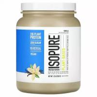 Isopure, Plant-Based Protein Powder, Vanilla, 1.23 lb (560 g)