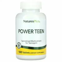 Natures Plus, Power Teen, Мультивитамины для подростков, 180 таблеток