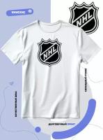 Футболка логотип nhl-национальная хоккейная лига