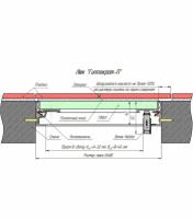 Люк ревизионный под плитку Хаммер Гиппократ-П алюминиевый 200х300 мм скрытый нажимной