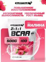supptrue Порошок BCAA 2-1-1 со вкусом малины 500г