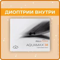 PegaVision Aquamax 38 (4 линзы) Квартальные -6.00 R 8.6