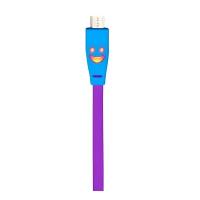 Кабель Sempai USB Micro USB Светящийся Violet 1m