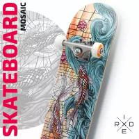 Скейтборд деревянный RIDEX Mosaic 29.625" x 7.375"