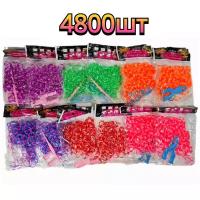 Набор резинок для плетения Loom Bands 24*200 шт (4800 шт)