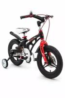 Велосипед детский 14" ROOK CITY черный для мальчиков и девочек от 3 до 5 лет на рост 90-110см