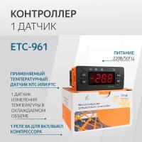 Контроллер ETC-961 1 пластиковый датчик