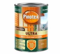 PINOTEX ULTRA лазурь защитная влагостойкая для защиты древесины до 10 лет 0.9 л