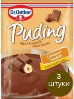 Пудинг Dr. Oetker шоколад фундук 3 пакетика по 102гр. / Puding быстрого приготовления. Турция