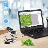 Электронный Цифровой USB микроскоп с камерой и светодиодной подсветкой
