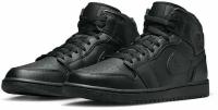 Кроссовки NIKE Air Jordan 1 Mid, размер 9.5 US, черный