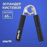 Эспандер кистевой STARFIT ES-405 пружинный, металлический, 65 кг, черный/темно-синий