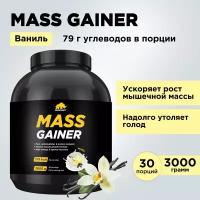 Гейнер белково-углеводный Prime Kraft MASS GAINER для набора массы - Ваниль банка 3000 гр