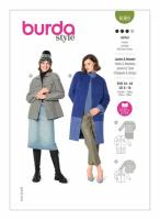 Выкройка BURDA №6069 Жакет, пальто