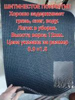 Коврик придверный щетинистый 0.9 на 1.5, высота ворса 12 мм, щетинистое покрытие,дорожка-щетина, цвет черный