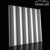Гипсовая панель Gesso 3D "Velvet" 600х600х41 мм, Упаковка 1 шт, 0.24 м2