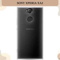 Силиконовый чехол на Sony Xperia XA2 / Сони Иксперия XA2, прозрачный