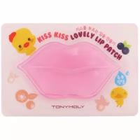 TONY MOLY Гидрогелевые патчи для губ KISS KISS LOVELY LIP PATCH, 9 г