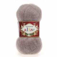 пряжа Alize Kid Royal Mohair 50г 500м 62%мохер 38%полиамид 1 моток цвет 541 какао