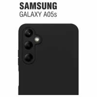 Чехол матовый для Samsung Galaxy A05 S (Самсунг Галакси А05 С), черный