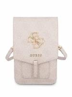 Guess для смартфонов сумка Wallet Bag 4G with Big melal logo Pink