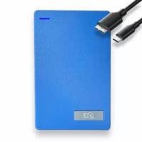 Внешний жесткий диск 500 GB 3Q Portable Type-C, Портативный накопитель HDD, синий