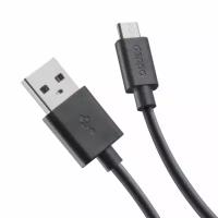 Кабель Deppa USB - microUSB, 3м, черный