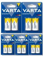 Батарейки VARTA ENERGY C / LR14 / R14, тип C, 1,5v, щелочные, 10 шт