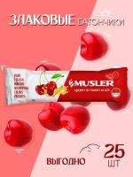 Злаковые батончики мюсли Musler "Вишня и йогурт" 30г (25шт)