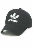 Бейсболка adidas, размер 57/58, черный, белый