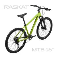 Велосипед RASKAT 16'' AL16-GDB-272, алюминий, салатовый