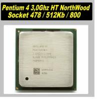 Intel Pentium 4 3,0 GHZ HT 512Kb 800 Mhz NorthWood mPGA-478 OEM, 3 ГГц (800) ОЕМ версия