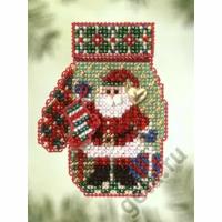 Santa's Night (Ночь Санты) #MHCM51 Mill Hill Набор для вышивания 5.72 x 7.62 см Счетный крест