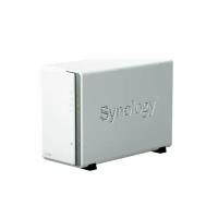 Система хранения данных Synology QC1,7Ghz/1Gb DDR4/RAID0,1,JBOD/upto 2HDDs SATA(3,5')/2xUSB3.2/1GigEth/iSCSI/2xIPcam(upto 12)/1xPS/1YW repl DS220j