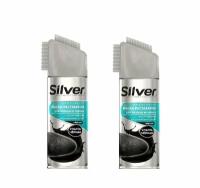 Silver Premium Краска-реставратор для замши и нубука, Черный 250 мл, 2 шт