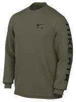 Лонгслив мужской Nike Sportswear Air Tee LS S; olive (оливковый); DX1009-222-S