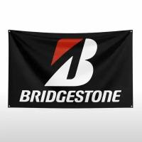 Флаг плакат баннер JDM Bridgestone Бриджстоун