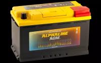 Аккумулятор ALPHALINE AGM 80Ач обратная полярность AX580800