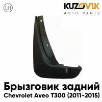 Брызговик задний левый Chevrolet Aveo T300 (2011-2015)