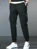 19Брюки мужские джоггеры спортивные штаны карго на резинке