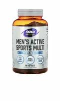 Комплекс Мультивитаминов для Мужчин NOW Men's Active Sports Multi 180 капсул