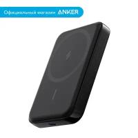 Внешний аккумулятор Anker 321 Powercore Mag-Go 5000 мАч для iPhone 15/14/13/12 серии (A1616), черный