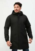 Куртка мужская демисезонная с капюшоном черный р.56