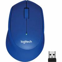 Мышь беспроводная Logitech M330 (910-004910) Silent Plus синяя