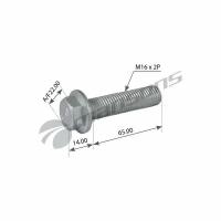 Болт крепления пневмоподушки M16*2*65 BPW 300.427 (Mansons)