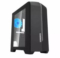 Gamemax Centauri BG H601 mATX case, black, w/o PSU, w/1xUSB3.0+1xUSB2.0+HD-Audio, w/1x12mm Blue Led fan