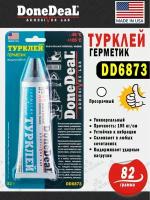 Клей-герметик DoneDeal Турклей Водостойкий Прозрачный 82 г