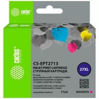 Картридж Cactus T2713 (CS-EPT2713) 27XL пурпурный для Epson