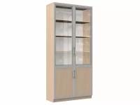 Книжный шкаф Альма - 9 80x40x200 фабрика «Мебель Лэнд 24»